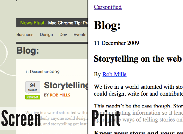 10 Tips for Better Print Style Sheets ThinkVitamin