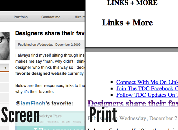 10 Tips for Better Print Style Sheets The Design Cubicle