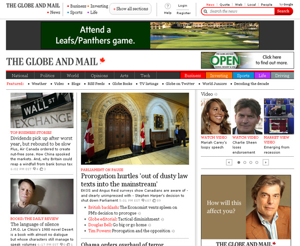 The Principle of Proximity in Web Design The Globe and Mail