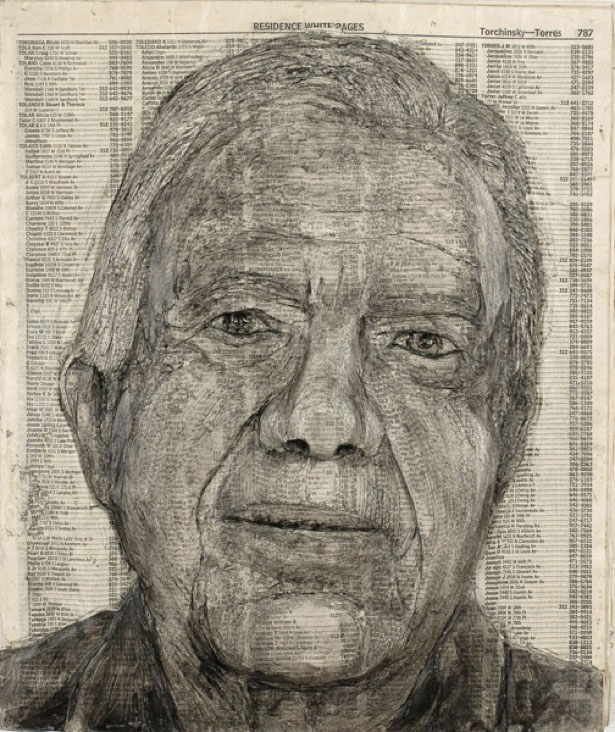 Unbelievable Celebrity Phone Book Carvings