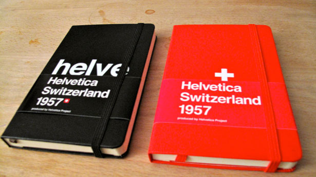 The Simplicity of Helvetica moleskines