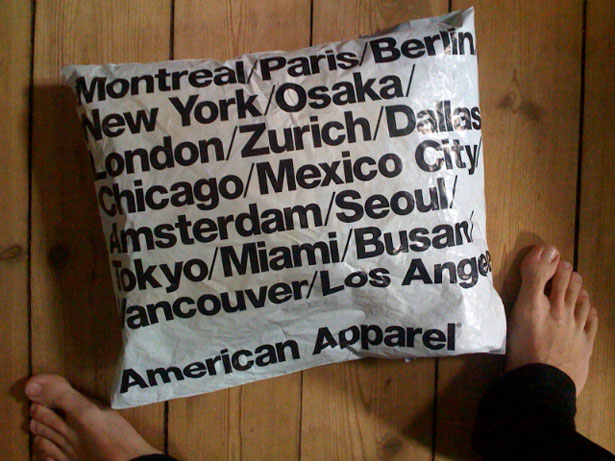 The Simplicity of Helvetica americanapparel