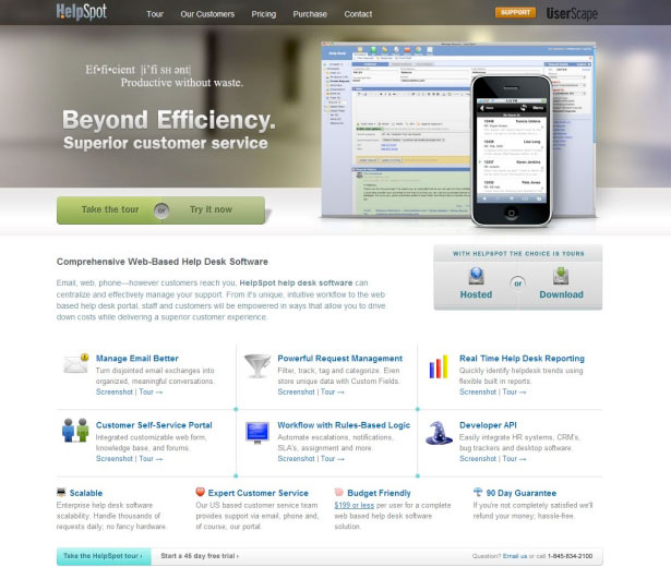 40 Excellent Websites Showcasing Expression Engine HelpSpot