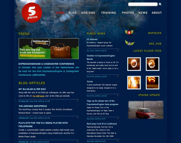 40 Excellent Websites Showcasing Expression Engine 5pieces