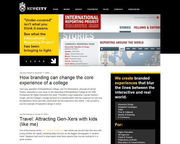 40 Excellent Websites Showcasing Expression Engine New City