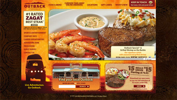 A World of Design Possibilities Outback Steakhouse