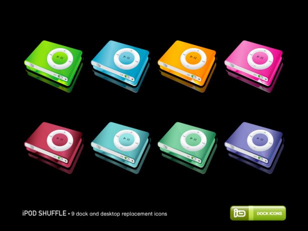 35 High Quality Apple Inspired Icons iPod Shuffle