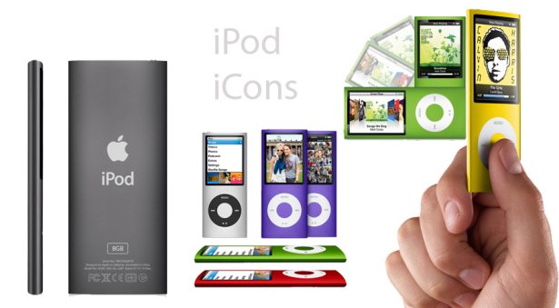 35 High Quality Apple Inspired Icons iPod Chromatic Icons