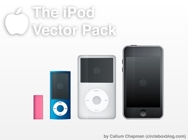 35 High Quality Apple Inspired Icons iPod Vectors