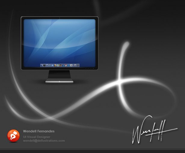 35 High Quality Apple Inspired Icons Monitor Icon