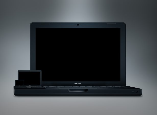 35 High Quality Apple Inspired Icons The MacBook in Black