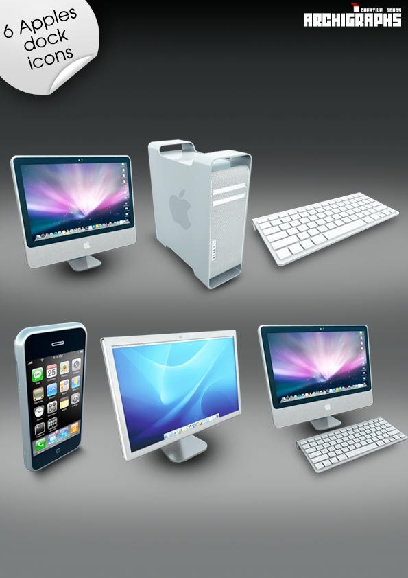35 High Quality Apple Inspired Icons Apple Dock Icons
