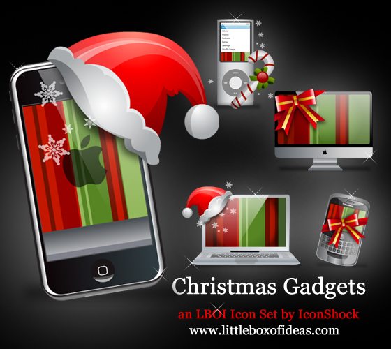 35 High Quality Apple Inspired Icons Christmas Gadgets