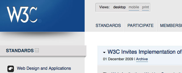 Drop-Shadows and Gradients: Be Consistent in Your Visual Metaphors w3c 1