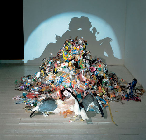 Non-Trashy Recycled and Trash Art dirtywhitetrash