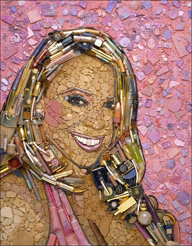 Non-Trashy Recycled and Trash Art mariah carey 701419j