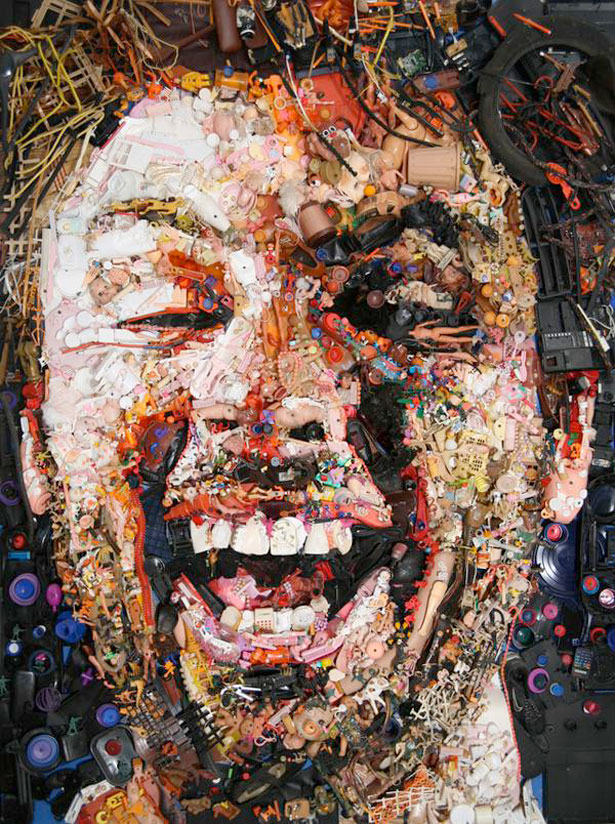 Non-Trashy Recycled and Trash Art tomself