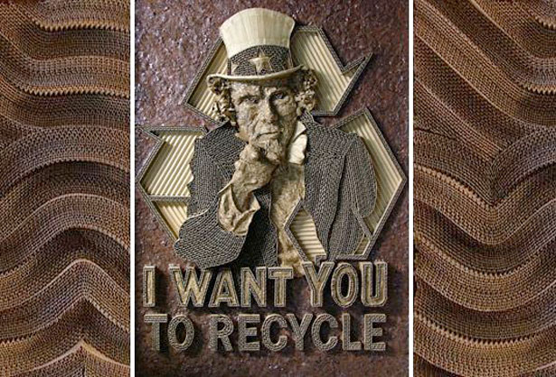 Non-Trashy Recycled and Trash Art mark langan1