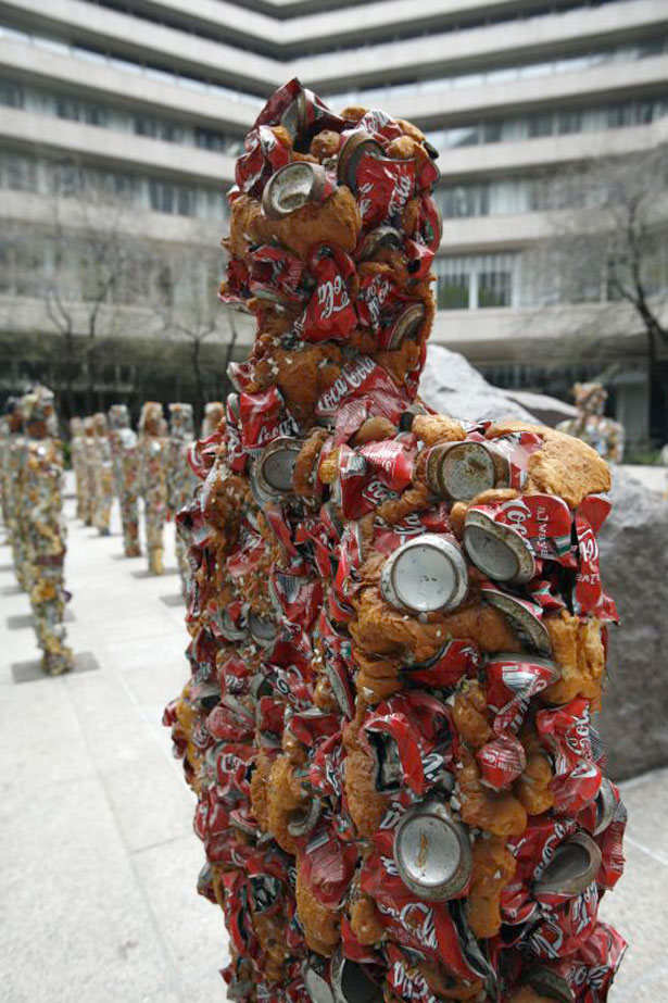 Non-Trashy Recycled and Trash Art trashpeople