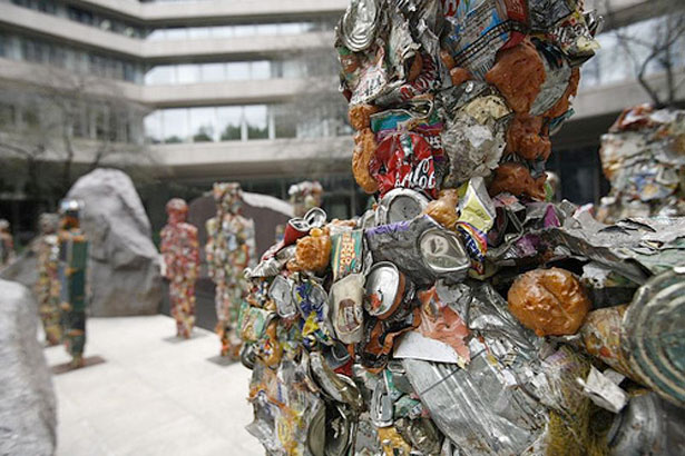Non-Trashy Recycled and Trash Art trashpeeps