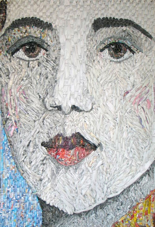 Non-Trashy Recycled and Trash Art female2 lg