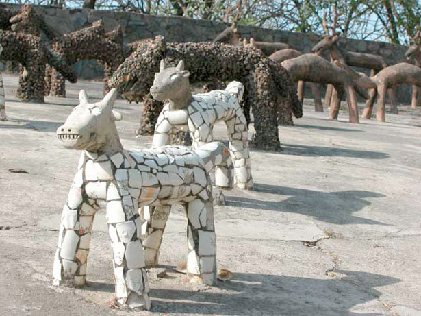 Non-Trashy Recycled and Trash Art goatsfriends