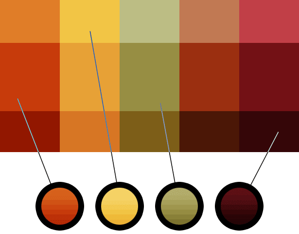 step 5: make sure they work against black and with different shades