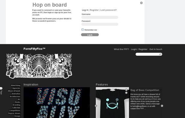 24 Clever Website Designs That Combine jQuery and Illustration scr formfiftyfive3