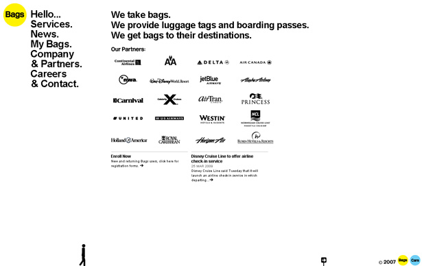 24 Clever Website Designs That Combine jQuery and Illustration scr airportbags1