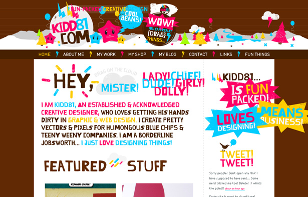 24 Clever Website Designs That Combine jQuery and Illustration scr kidd811