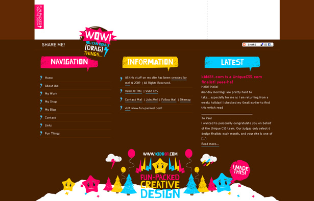 24 Clever Website Designs That Combine jQuery and Illustration scr kidd812