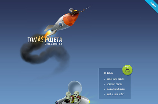 24 Clever Website Designs That Combine jQuery and Illustration scr pojeta2