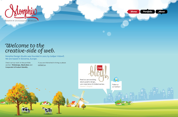 24 Clever Website Designs That Combine jQuery and Illustration