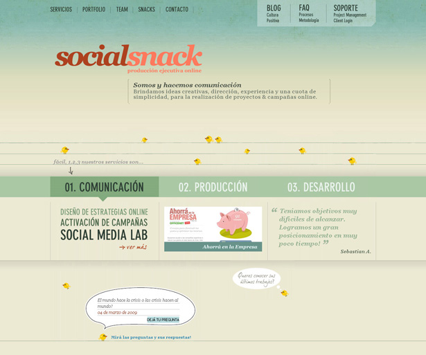 24 Clever Website Designs That Combine jQuery and Illustration scr socialsnack1
