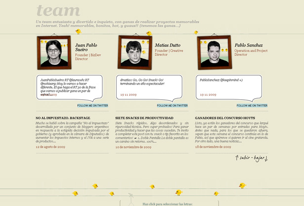 24 Clever Website Designs That Combine jQuery and Illustration scr socialsnack2