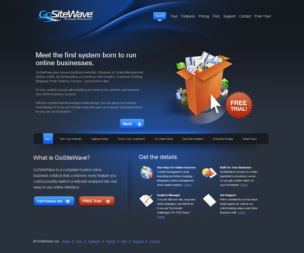 24 Clever Website Designs That Combine jQuery and Illustration scr gositewave1