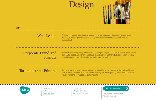 24 Clever Website Designs That Combine jQuery and Illustration scr sketchen2
