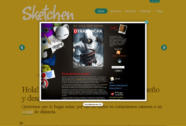 24 Clever Website Designs That Combine jQuery and Illustration scr sketchen4
