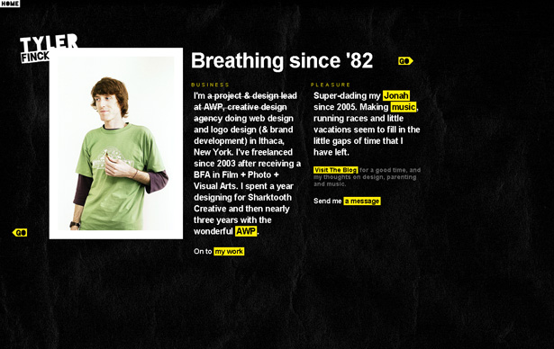 24 Clever Website Designs That Combine jQuery and Illustration scr tylerfinck2