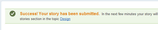 Digg's Form Submitted Indicator Digg's Form Submitted Indicator