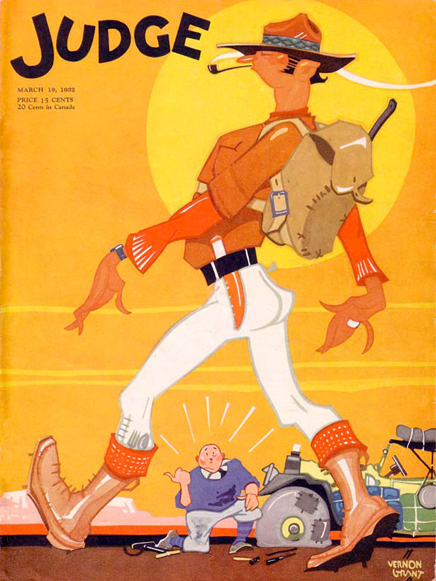 Vintage Magazine Covers with a "Wow Factor" vernongrant bigjudge