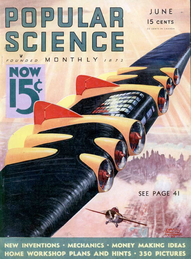 Vintage Magazine Covers with a "Wow Factor" popularsciencejune1933