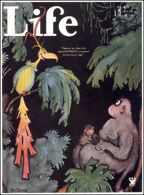 Vintage Magazine Covers with a "Wow Factor" seuss life may1934