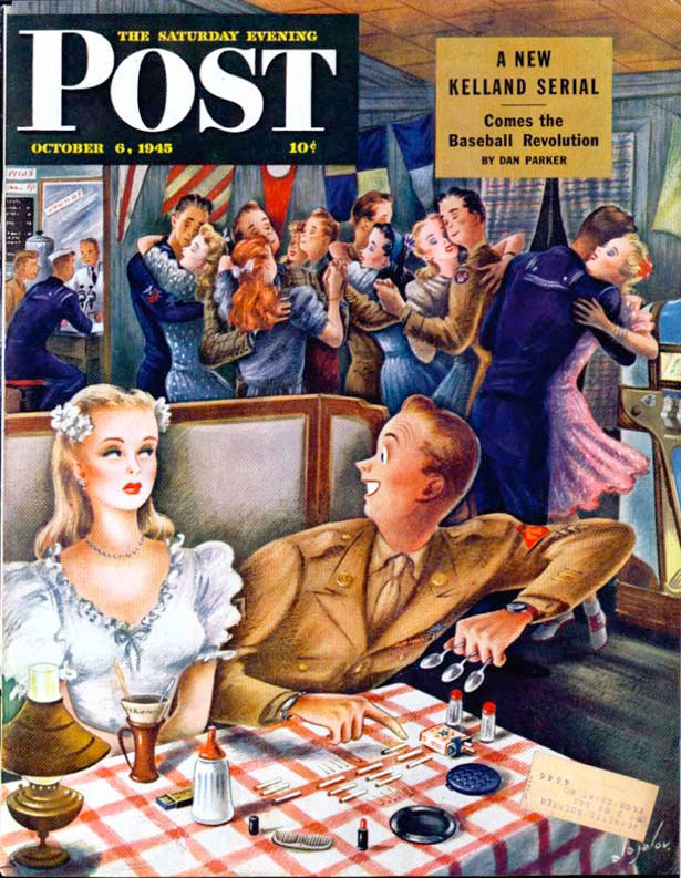 Vintage Magazine Covers with a "Wow Factor" saturdayeveningpost1945