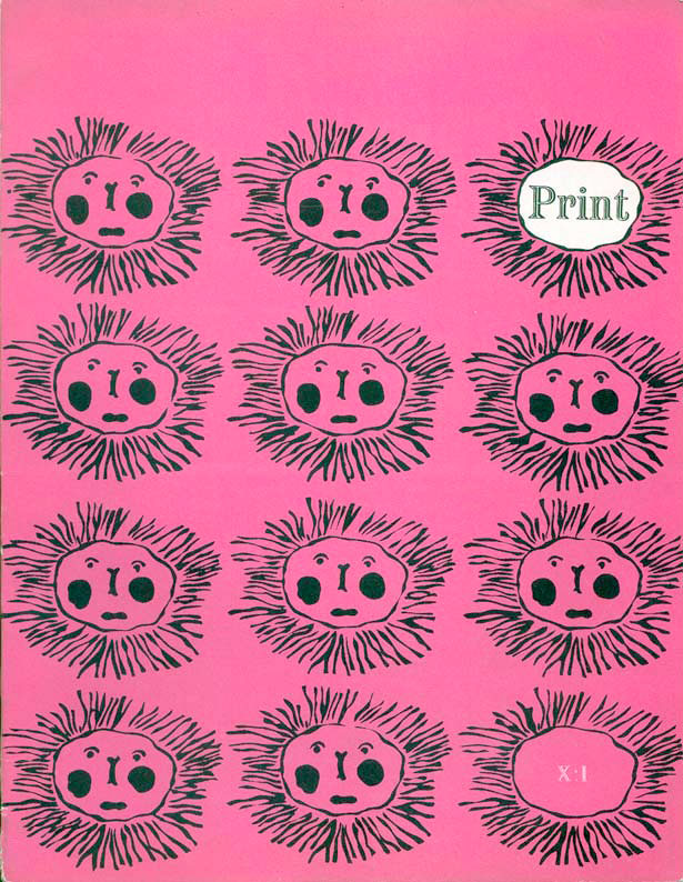 Vintage Magazine Covers with a "Wow Factor" print1955