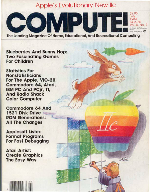 Vintage Magazine Covers with a "Wow Factor" compute cover1984