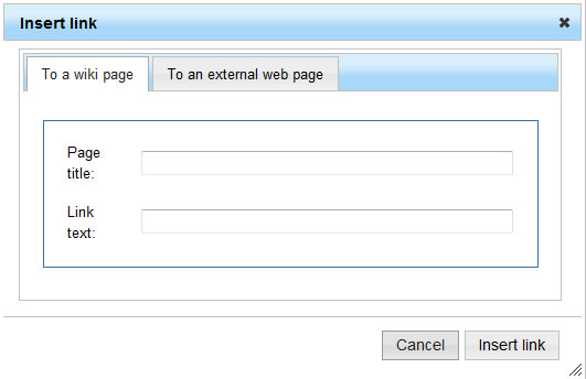 Wikipedia Redesign: What's in Store? new insert link