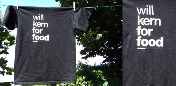 25 Funny T-Shirts for Designers and Developers Will Kern for food