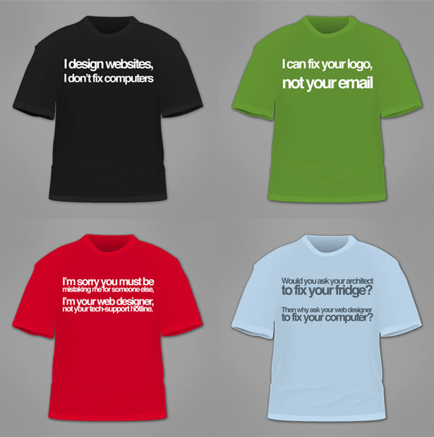 25 Funny T-Shirts for Designers and Developers No I Can't Fix Your Computer