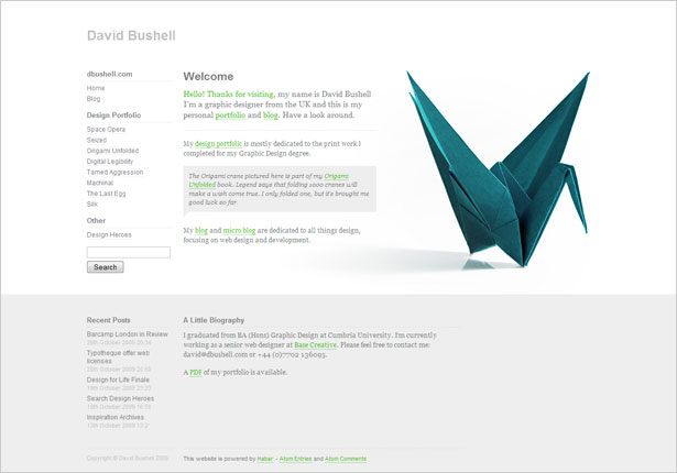 Minimalist Web Design: When Less is More DBushell